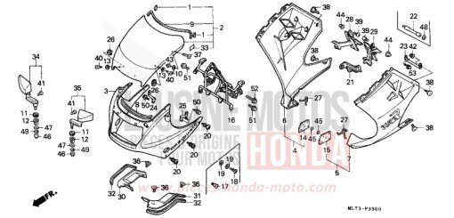 CAPOT (1) VFR750FG de 1986